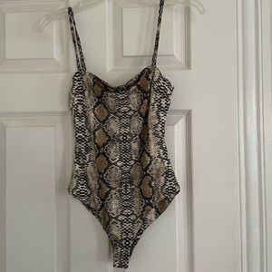 Princess Polly snakeskin bodysuit